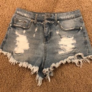 Wild fable distressed jean shorts